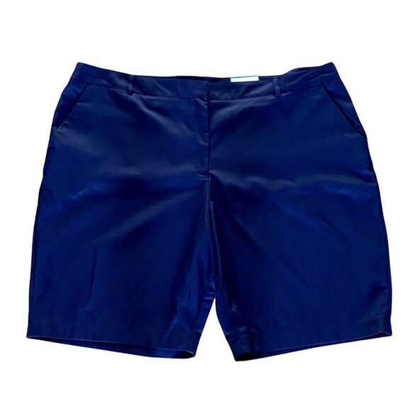 Lillie Green Navy Blue Shorts Size 24W New with Tags - Picture 2 of 7